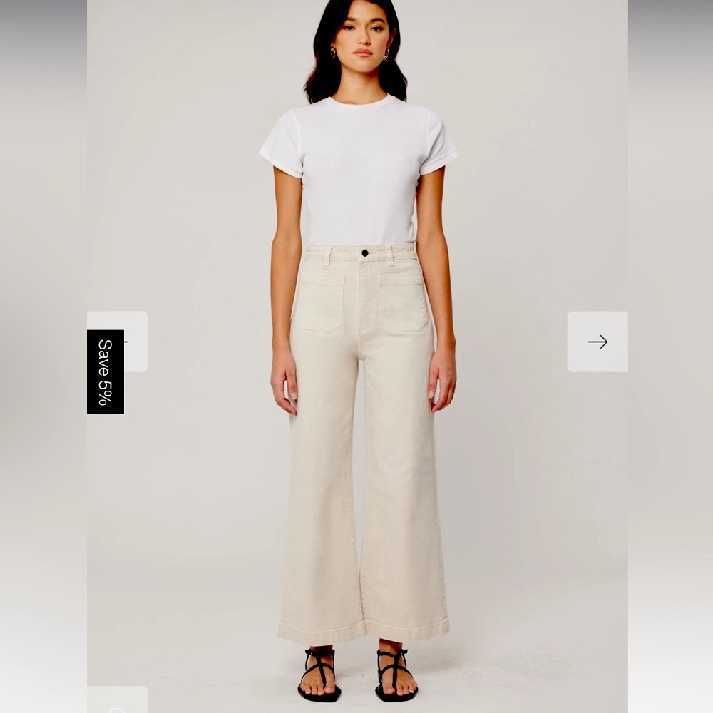 Rolla’s Sailor Jean - Comfort Off White